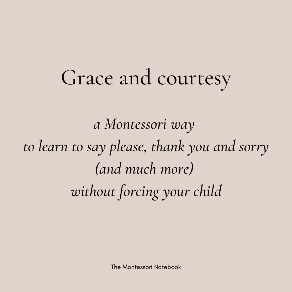 grace and courtesy