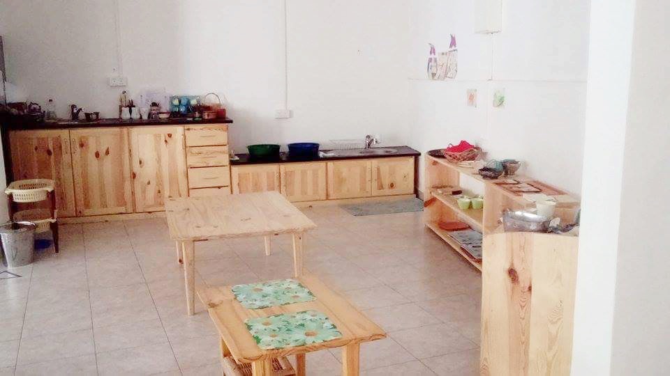 Montessori kitchen Montessori classroom Gambia