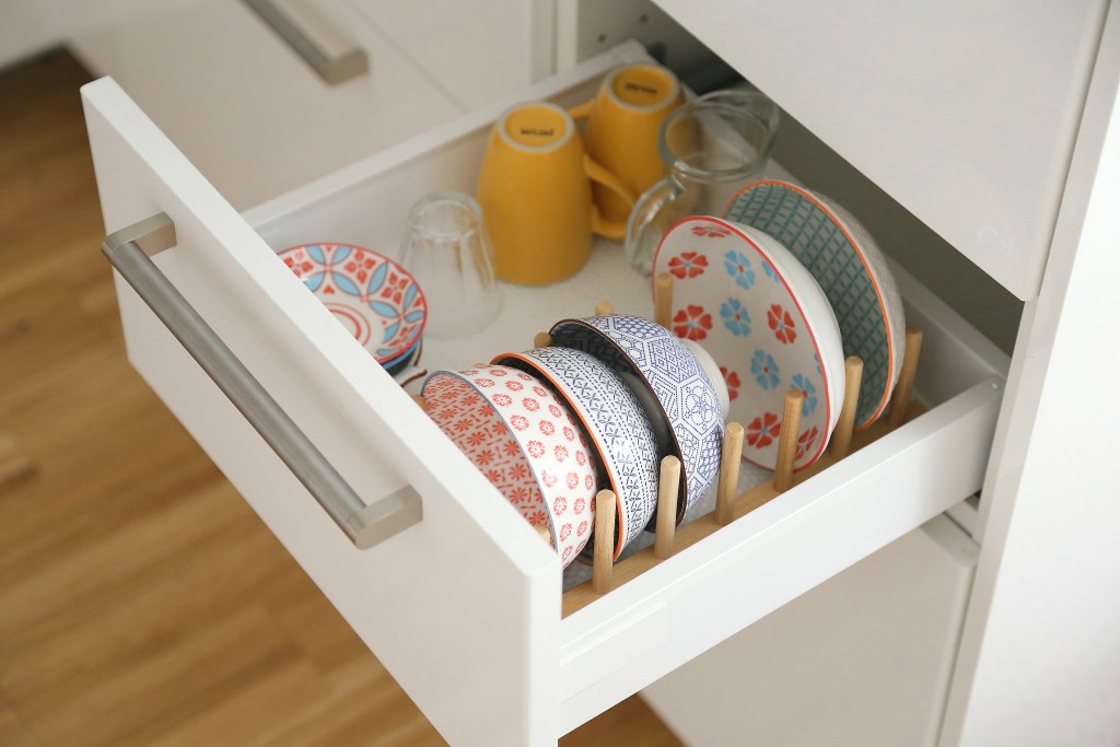 Montessori kitchen drawers
