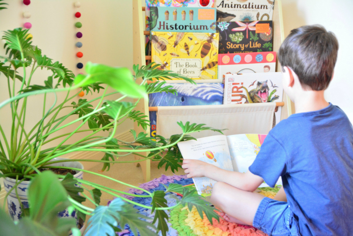 Montessori reading corner