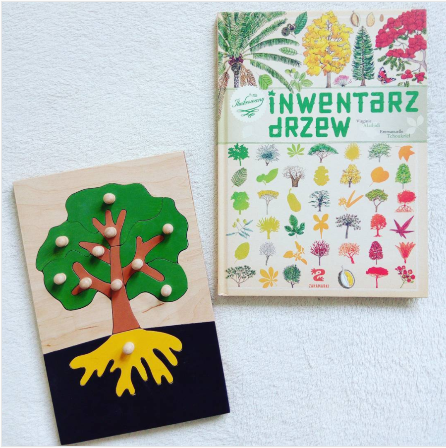 Montessori tree puzzle made in Poland