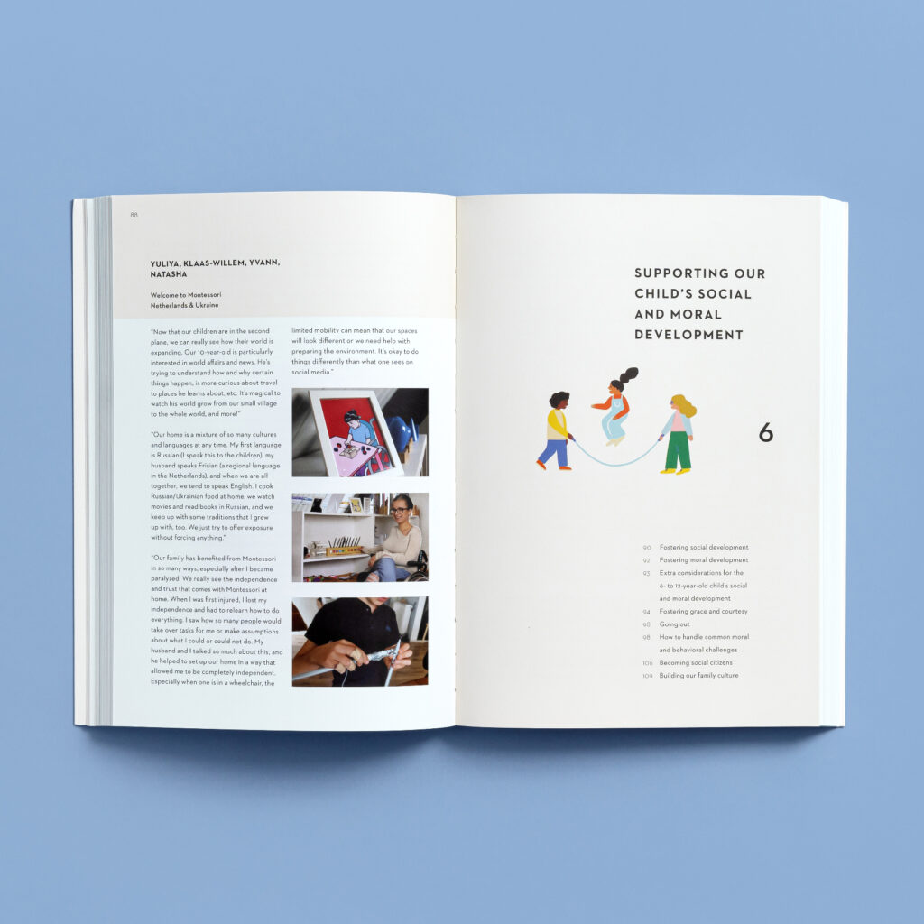 sneak peek The Montessori Child book by Simone Davies and Junnifa Uzodike